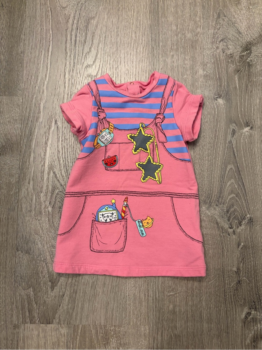 Baby Girls Little Marc Jacobs Pink Dress- Size 3 Months- Pre-owned